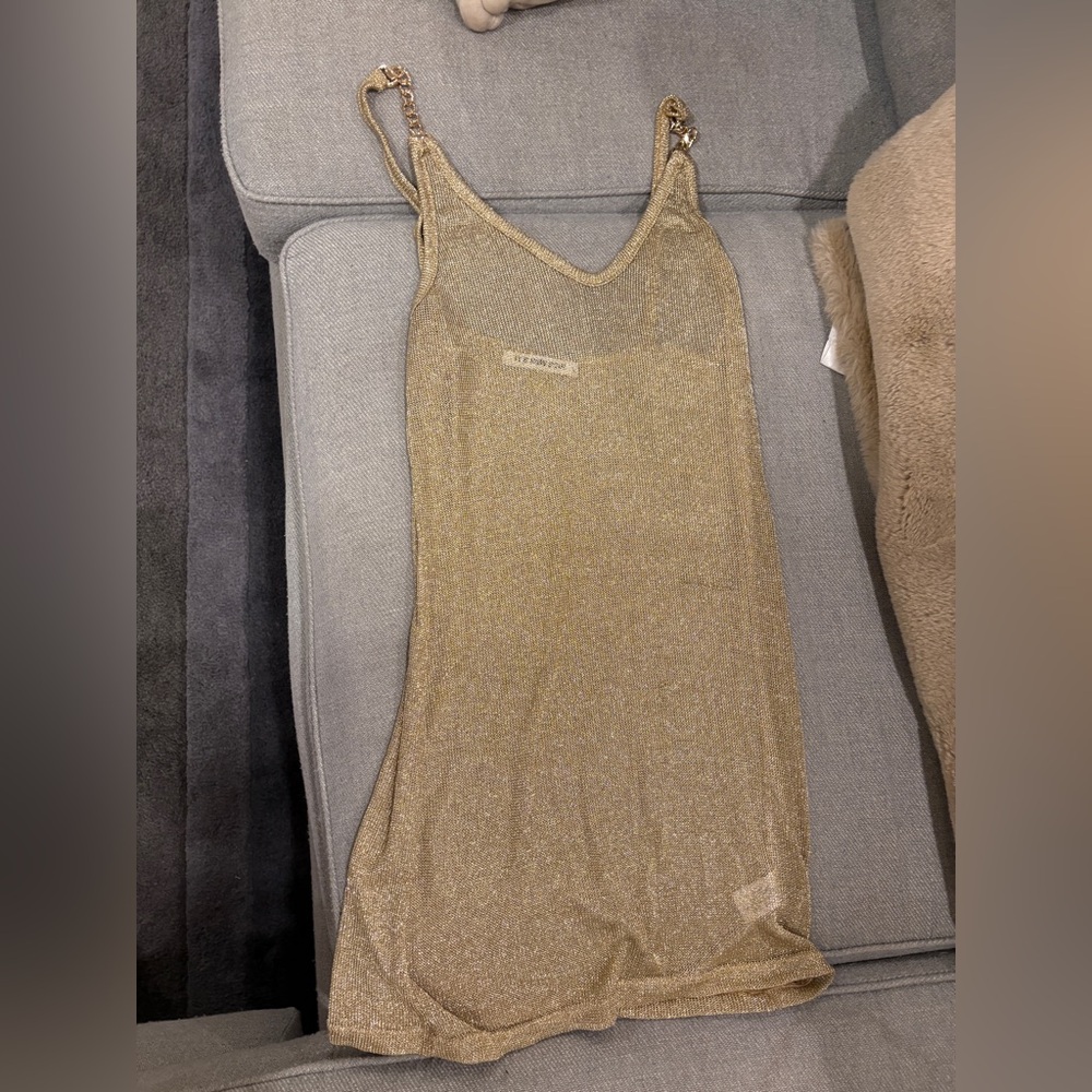 The Slip Dress It's Now Cool in Midas SZ L